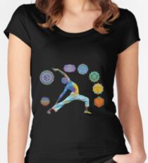 Viparita Virabhadrasana - 2013 for products Women's Fitted Scoop T-Shirt