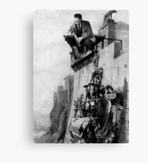 Nero Science in Love Over Building a New Building. Canvas Print