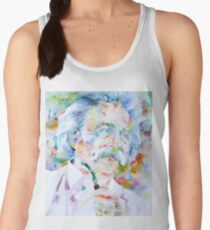 MARK TWAIN - watercolor portrait Women's Tank Top