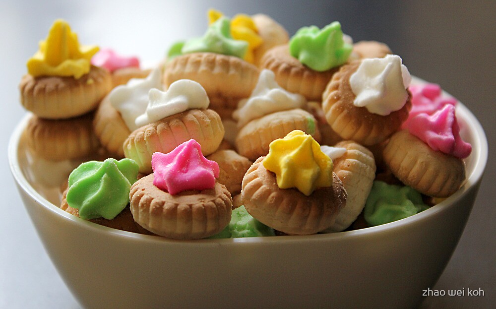"Ice Gem Biscuits I" by zhao wei koh Redbubble