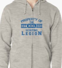 Attack on Titan - Sports Theme! Property of The Scouting Legion. ver 2 Zipped Hoodie