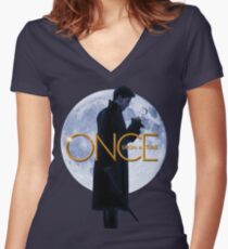 Captain Hook/Killian Jones - Once Upon a Time Women's Fitted V-Neck T-Shirt
