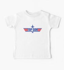 Custom Top Gun Style Style - Top Son Baby Tee