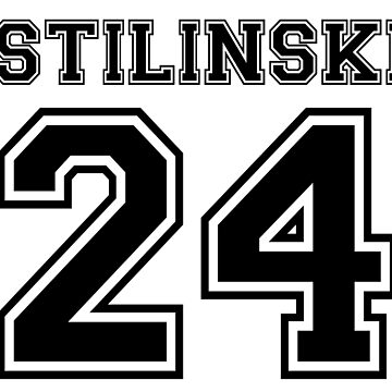 Stiles Stilinski 24 Beacon Hills Cyclones Hockey Jersey Teen Wolf TV Series  White