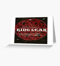 King Lear--As flies to wanton boys... Greeting Card