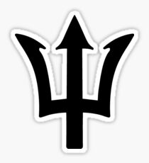 Trident-head Sticker
