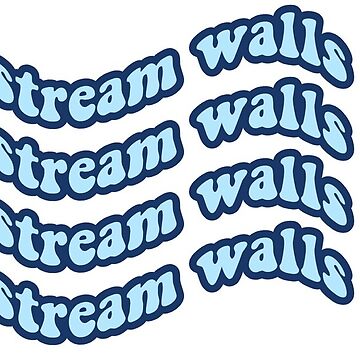 walls louis tomlinson  Sticker for Sale by kristi designs