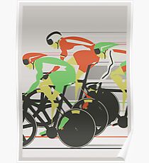 Velodrome bike race Poster