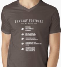 Fantasy Football Pet Peeves Men's V-Neck T-Shirt