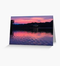 Amazon Sunset Greeting Card