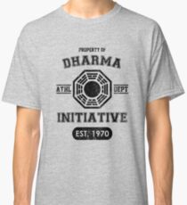 Dharma Initiative athletic department (Black ver.) Classic T-Shirt