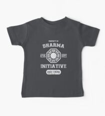 Dharma Initiative athletic department (Light ver.) Baby Tee