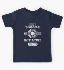 Dharma Initiative athletic department (Light ver.) Kids Tee