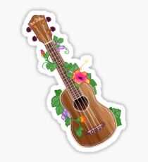 Ukulele - Koa Bella Sticker