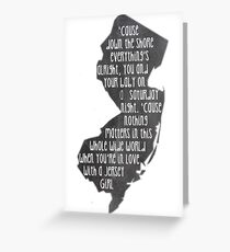 Jersey Girl Greeting Card