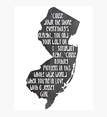 Jersey Girl Photographic Print