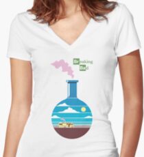 Breaking Bad Women's Fitted V-Neck T-Shirt