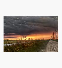 Everglades sunset Photographic Print