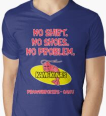 Kamekona's (no shirt...) Men's V-Neck T-Shirt