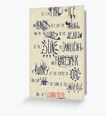Wonderful Greeting Card