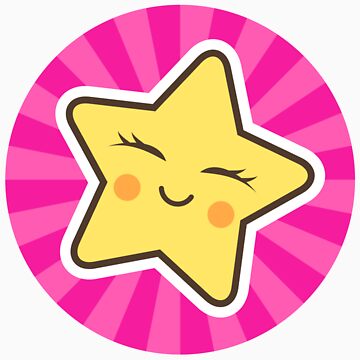 Cute kawaii stars sticker collection Sticker for Sale by MheaDesign