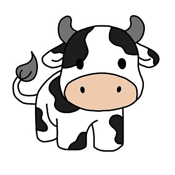 Artwork thumbnail, Cute Cow by BluAndCo