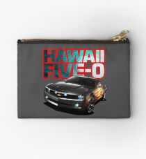 Hawaii Five-O Black Camaro (Red Outline) Studio Pouch