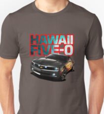 Hawaii Five-O Black Camaro (Red Outline) Unisex T-Shirt
