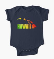 Hawaiian Islands (Vintage Distressed Design) One Piece - Short Sleeve