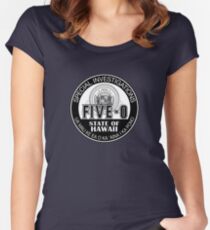 Hawaii Five-O Special Investigator Shield Women's Fitted Scoop T-Shirt