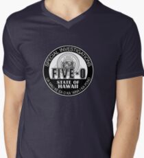 Hawaii Five-O Special Investigator Shield Men's V-Neck T-Shirt