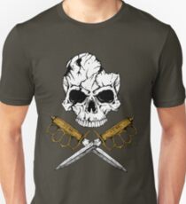 World War 1 Skull and Trench Knife Unisex T-Shirt