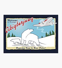 MJN Air to Qikiqtarjuaq Photographic Print