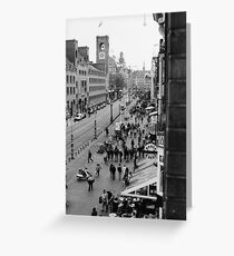 Amsterdam (b/w film) Greeting Card