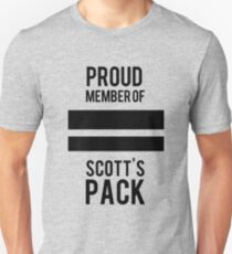 PROUD MEMBER OF SCOTT'S PACK Unisex T-Shirt
