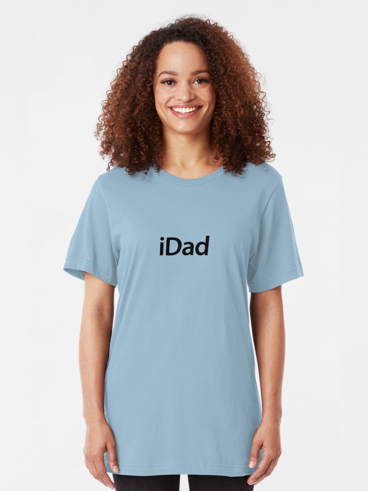 Alternate view of iDad Slim Fit T-Shirt