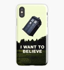 i want to believe iPhone Case