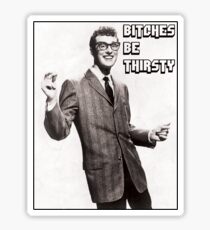 Buddy's view on Bitches Sticker