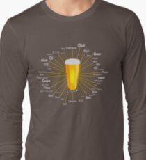"Beer" in 45 different languages Long Sleeve T-Shirt