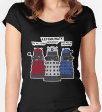 Exterminate! Women's Fitted Scoop T-Shirt
