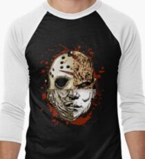 HORROR MASHUP Men's Baseball ¾ T-Shirt