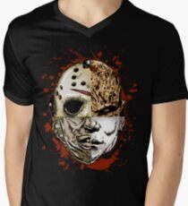HORROR MASHUP Men's V-Neck T-Shirt