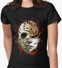 HORROR MASHUP Women's Fitted T-Shirt