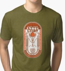 Aziz Light-The Divine Brew-alternate Tri-blend T-Shirt