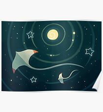 Space Ray Poster