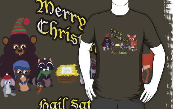 woodland critter christmas shirt