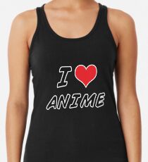 Ich liebe Anime Racerback Tank Top