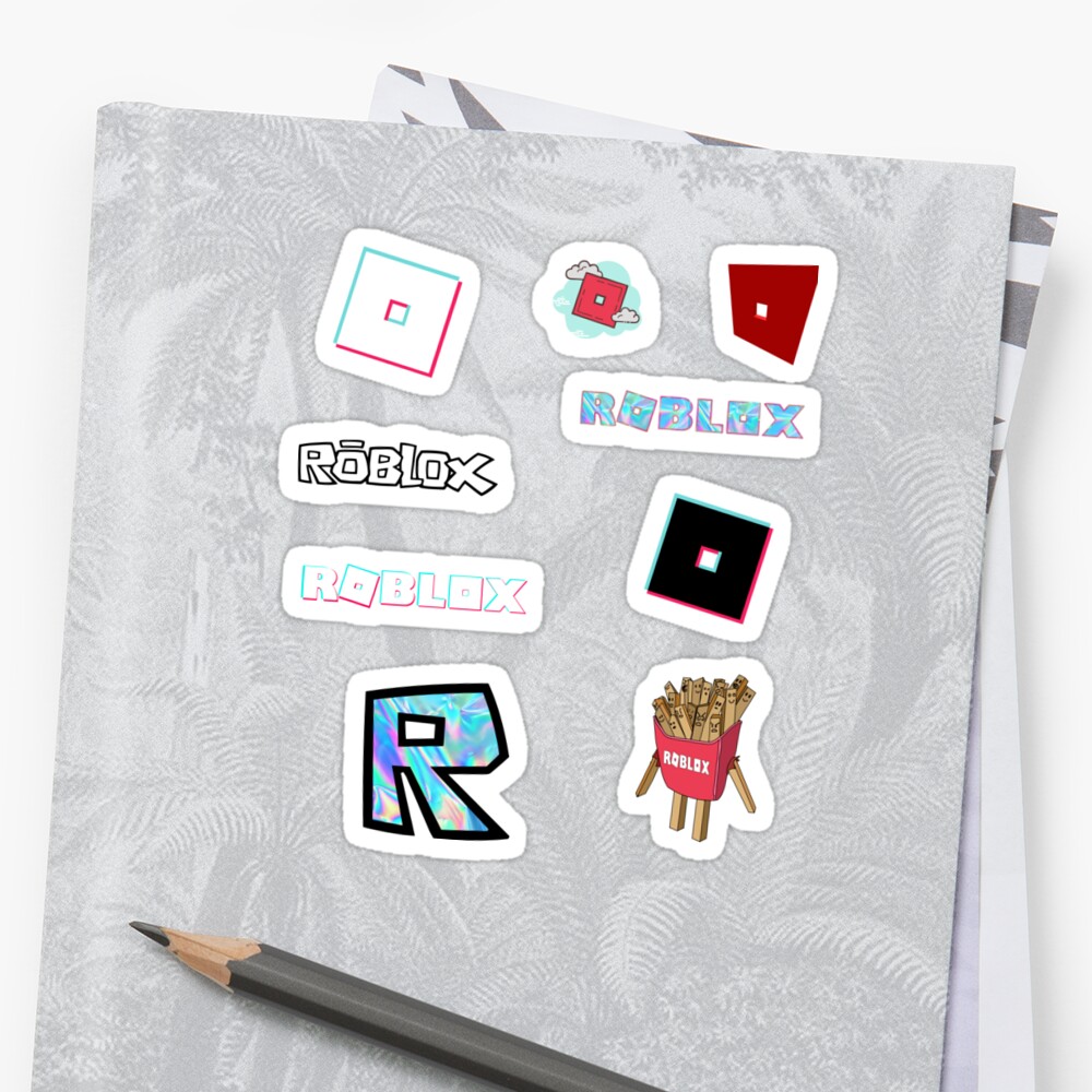 Roblox Sticker Pack Sticker By Stinkpad Redbubble - roblox tiktok 3d style text mask by stinkpad redbubble