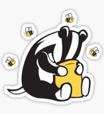 Badgers Like Honey Too Sticker