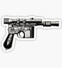 Han Solo's Blaster Stencil Sticker